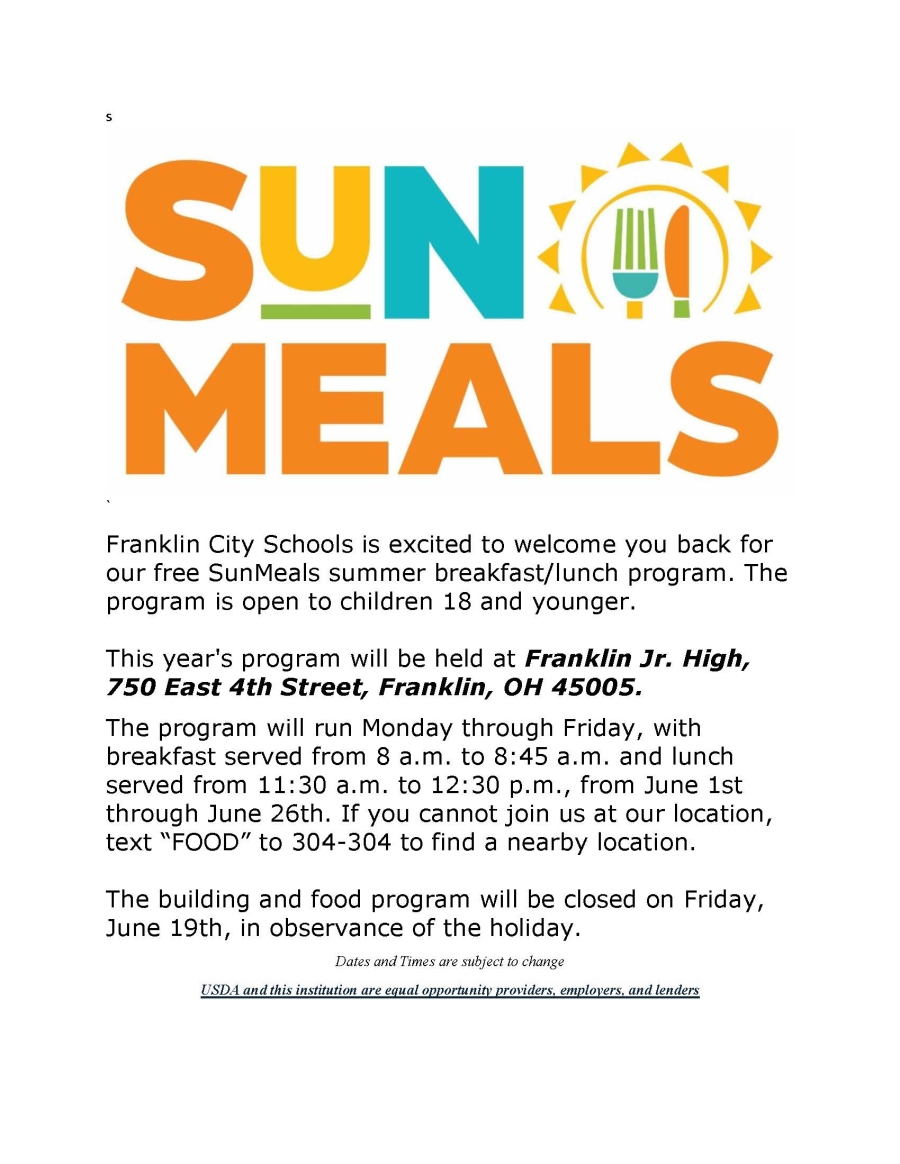 Summer Meals 
